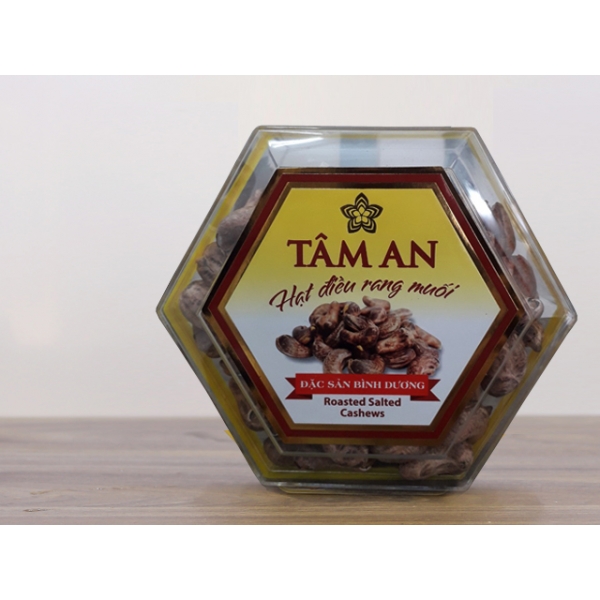 Hạt Điều Rang Muối Hộp Lục Giác  250g